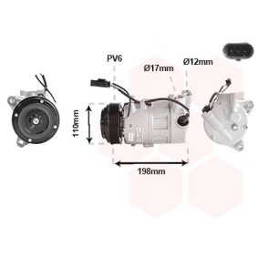 Acquista Compressore aria condizionata da VAN WEZEL 0601K704 a buon mercato per soli 490,42 €