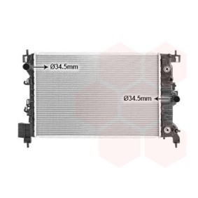 Achetez des Radiateur du moteur VAN WEZEL 37002667 à prix pour 252,48 €