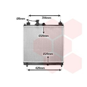 Kjøp Radiator, motorkjøling av VAN WEZEL 52012713 til den lave prisen 1278,43 NOK