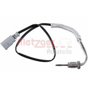 Compre Sensor, temperatura dos gases de escape de METZGER online para Caddy V Kombi (SBB, SBJ) a preços moderados