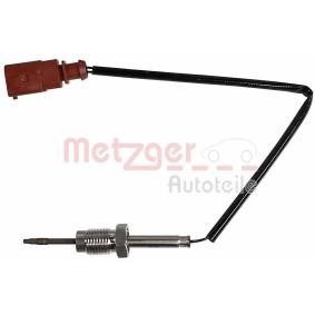 Compre Sensor, temperatura dos gases de escape de METZGER online para Caddy V Kombi (SBB, SBJ) a preços moderados