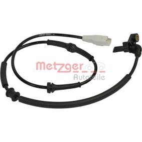 Kjøp Sensor, ABS av METZGER 09001542 til den lave prisen 285,86 NOK