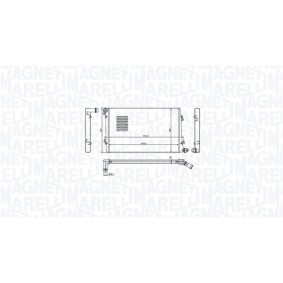Achetez des Radiateur du moteur MAGNETI MARELLI 350213218100 à prix pour 105,17 €