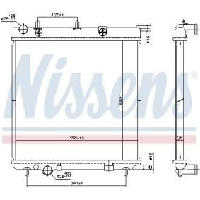 Achetez des Radiateur du moteur NISSENS 606400 à prix pour 65,77 €