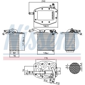 Köp Intercooler av NISSENS 961297 till det låga priset 4568,19 kr