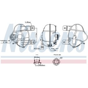 Achetez des Vase d'expansion, liquide de refroidissement NISSENS 996250 à prix pour 48,60 €