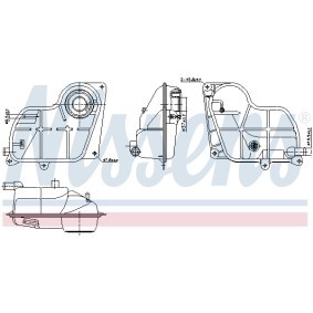 Achetez des Vase d'expansion, liquide de refroidissement NISSENS 996299 à prix pour 44,03 €