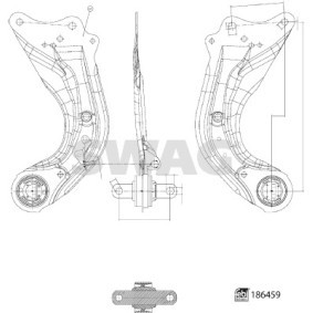 Querlenker 33 11 0404 für 3 Stufenheck (BK) für 75,51 CHF