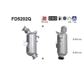 Partikelfilter (DPF) FD5202Q
