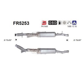Partikelfilter (DPF) FR5253
