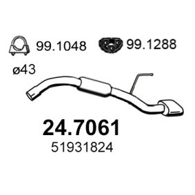 Endschalldämpfer 24.7061 von ASSO günstig für 129,38 € online kaufen