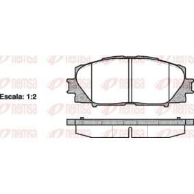 Acquista Kit pastiglie freni da REMSA 1224.00 a buon mercato per soli 32,89 €