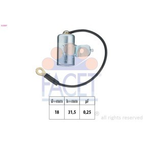 Achetez des Condenseur, système d'allumage FACET 0.0323 à prix pour 12,34 €