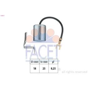 Achetez des Condenseur, système d'allumage FACET 0.0617 à prix pour 20,22 €