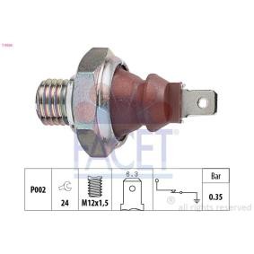 Comprar Interruptor de control de la presión de aceite de FACET 7.0026 a bajo precio de 5,62 €