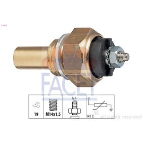 Comprar Sensor, temperatura del refrigerante de FACET 7.3010 a bajo precio de 7,13 €