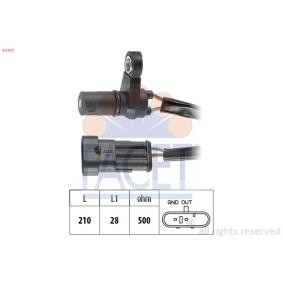 Achetez des Capteur de vitesse de roue, boîte automatique FACET 9.0107 à prix pour 51,73 €
