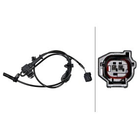 Compre Sensor, rotações da roda da HELLA 6PU 358 219-381 a um preço baixo por 19,02 €