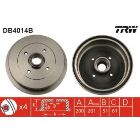 Comprar Tambor de freno de TRW DB4014B a bajo precio de 81,24 €