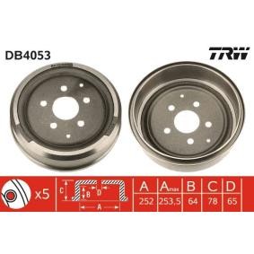Comprar Tambor de freno de TRW DB4053 a bajo precio de 51,45 €