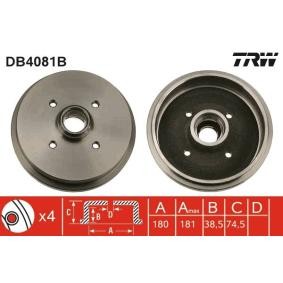 Comprar Tambor de freno de TRW DB4081B a bajo precio de 54,34 €