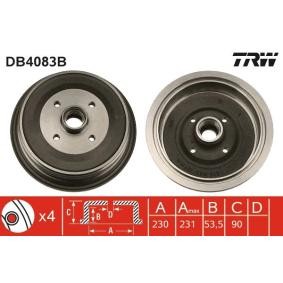 Comprar Tambor de freno de TRW DB4083B a bajo precio de 95,98 €
