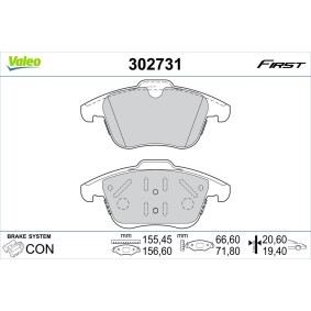 Acquista Kit pastiglie freni da VALEO 302731 a buon mercato per soli 51,68 €