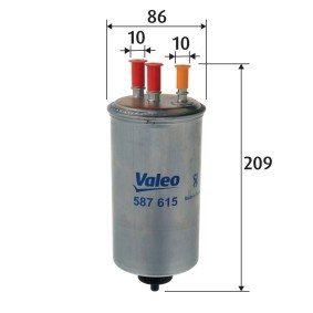 Köp Bränslefilter av VALEO 587615 till det låga priset 376,65 kr