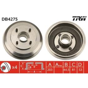 FORD Bremstrommel von TRW