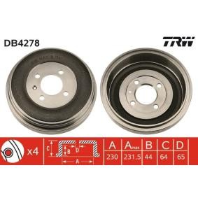 Comprar Tambor de freno de TRW DB4278 a bajo precio de 74,92 €