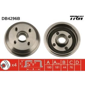Comprar Tambor de freno de TRW DB4296B a bajo precio de 307,29 €