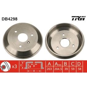 Bremstrommel DB4298 für SMART