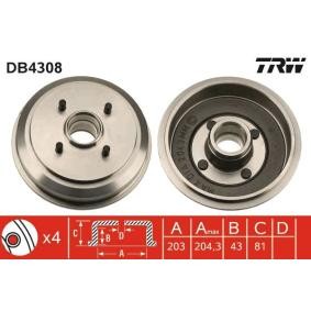 Bremstrommel von TRW DB4308