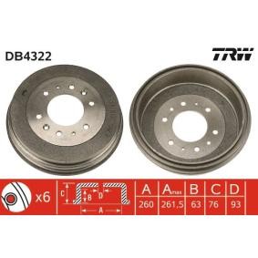 Köp Bromstrumma av TRW DB4322 till det låga priset 826,86 kr
