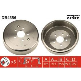 Comprar Tambor de freno de TRW DB4356 a bajo precio de 60,02 €