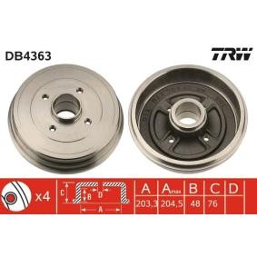 Comprar Tambor de freno de TRW DB4363 a bajo precio de 61,20 €