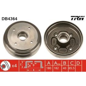 Comprar Tambor de freno de TRW DB4364 a bajo precio de 37,22 €