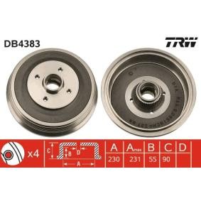 Comprar Tambor de freno de TRW DB4383 a bajo precio de 71,00 €