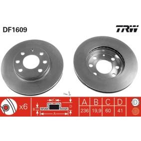 Comprar Disco de freno de TRW DF1609 a bajo precio de 29,92 €