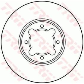 Bremsscheibe DF1928 LOTUS EXCEL von TRW