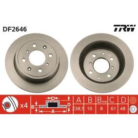 Comprar Disco de freno de TRW DF2646 a bajo precio de 27,51 €