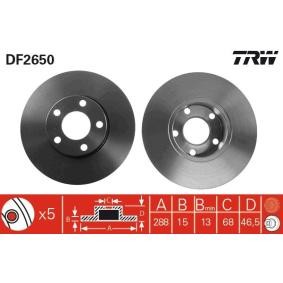 Comprar Disco de freno de TRW DF2650 a bajo precio de 39,64 €