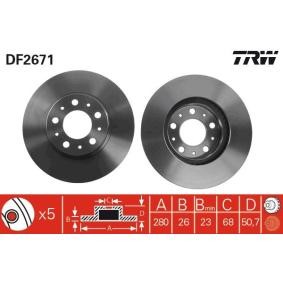 Acquista Disco freno da TRW DF2671 a buon mercato per soli 46,81 €