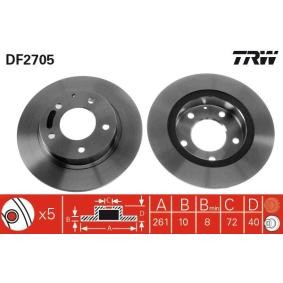 Comprar Disco de freno de TRW DF2705 a bajo precio de 28,96 €