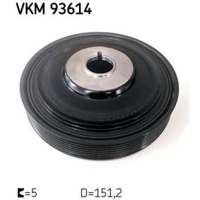 Köp Remskiva, vevaxel av SKF VKM 93614 till det låga priset 2159,10 kr