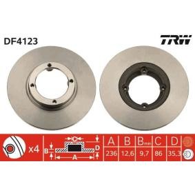 Comprar Disco de freno de TRW DF4123 a bajo precio de 28,56 €