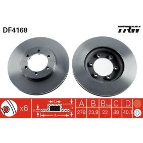Comprar Disco de freno de TRW DF4168 a bajo precio de 43,74 €