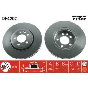 Köp Bromsskiva av TRW DF4202 till det låga priset 510,84 kr