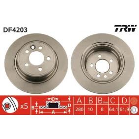 Köp Bromsskiva av TRW DF4203 till det låga priset 493,33 kr