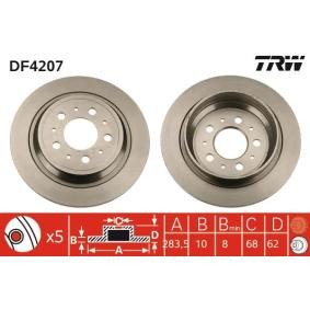 Acquista Disco freno da TRW DF4207 a buon mercato per soli 52,71 €